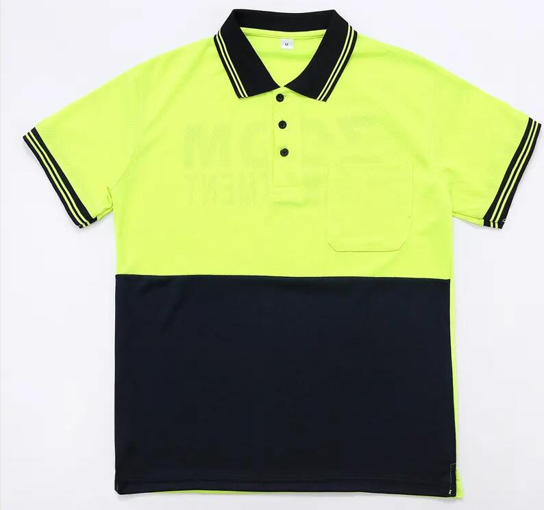 100% Polyester birdeye Mesh Safety Shirt
